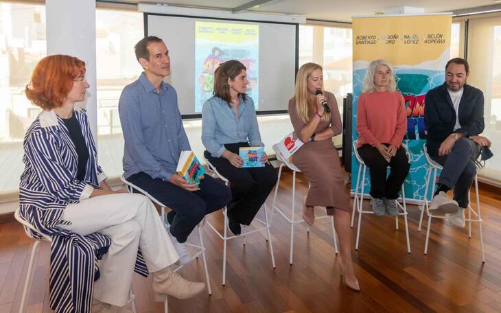 Cuatro figuras de la literatura infantil y juvenil presentan la primera novela ambientada en el Benidorm Fest